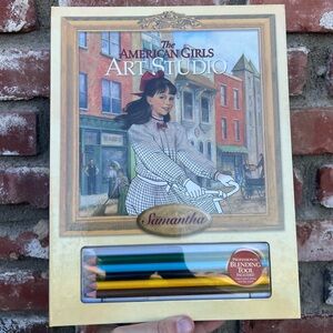 GUC AMERICAN GIRL Art Studio Samantha Coloring Book Set